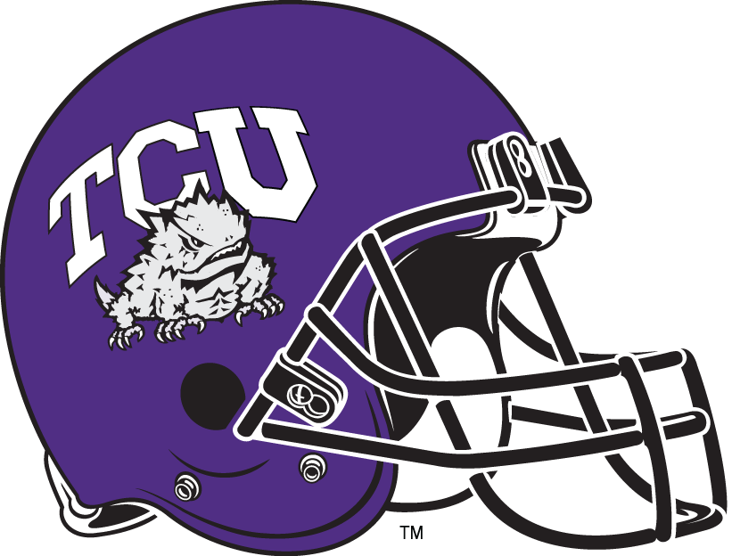 TCU Horned Frogs 1995-Pres Helmet Logo diy DTF decal sticker